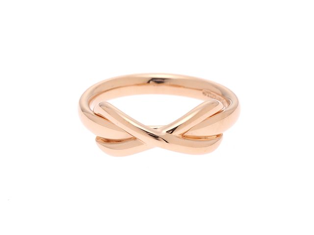 TIFFANY&Co.　ティファニー　インフィニティリング　指輪　PG　ピンクゴールド　4.5号　3.8g　2147200577616　【200】