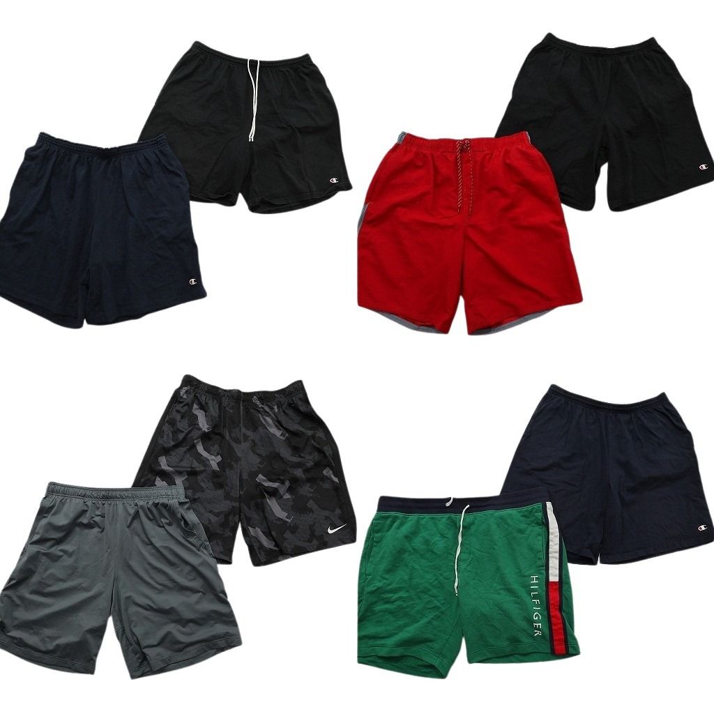 古着卸 まとめ売り ブランドMIX ショートパンツ 8枚セット ( メンズ XL ) トミー ナイキ チャンピオン 中古 古着 NF1186