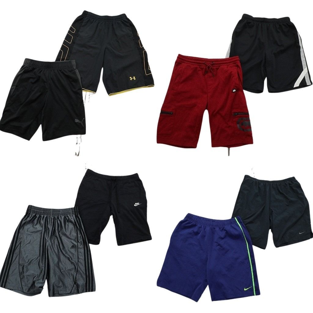 古着卸 まとめ売り ブランドMIX ショートパンツ 8枚セット ( メンズ M ) ナイキ リーボック アディダス プーマ 中古 古着 NF1194