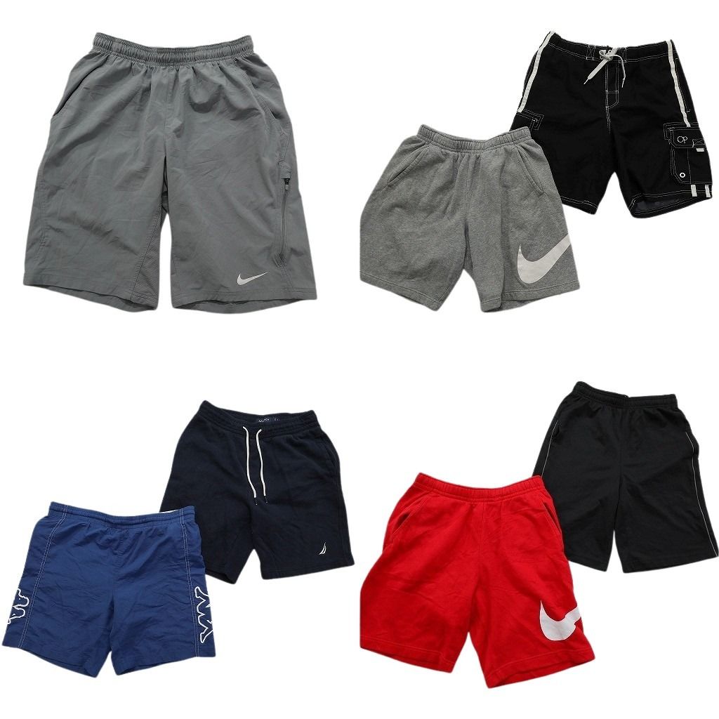 古着卸 まとめ売り ブランドMIX ショートパンツ 7枚セット ( メンズ S ) ノーティカ ナイキ オーシャンパシフィック 中古 古着 NF1198