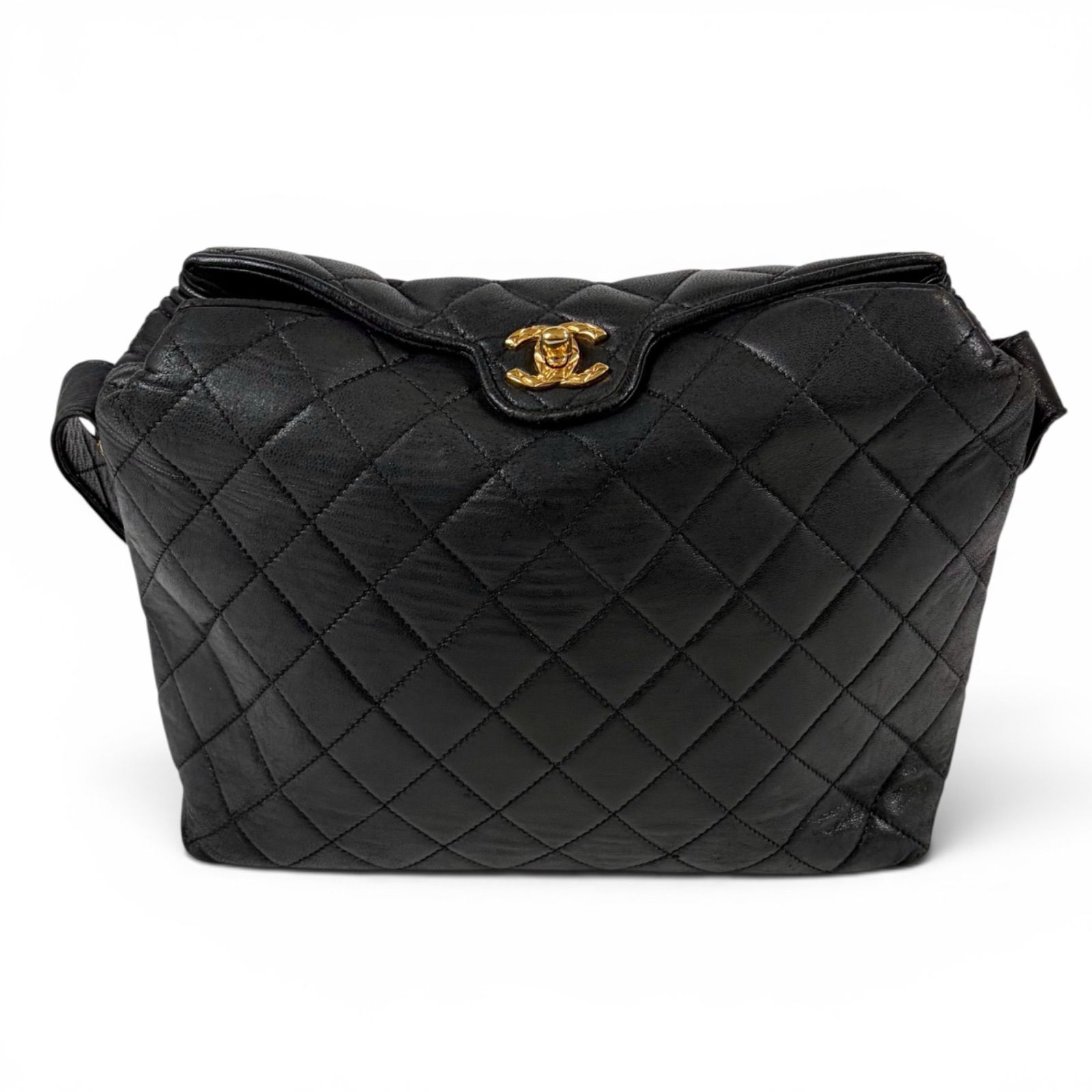 CHANEL シャネル マトラッセ キルティング ワンショルダーバッグ ココ 