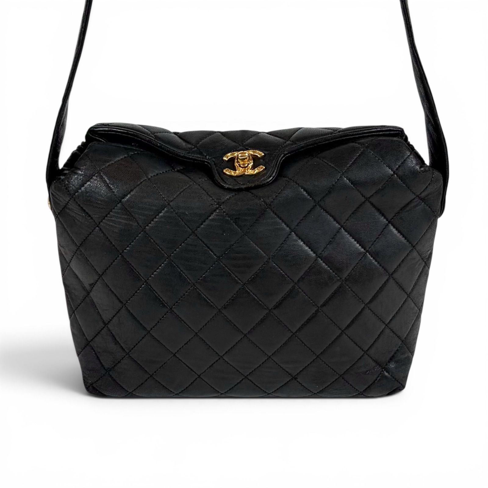 CHANEL シャネル マトラッセ キルティング ワンショルダーバッグ ココ 