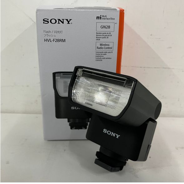 SONY ソニー フラッシュ HVL-F28RM 電波式ワイヤレス通信対応 外付けストロボ α用カメラ周辺機器 中古 B11334321