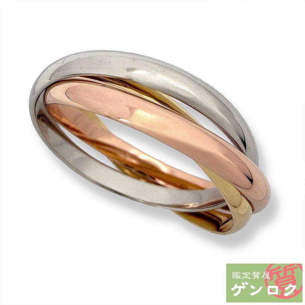 カルティエ トリニティ スモール スリーカラー 3連 リング・指輪