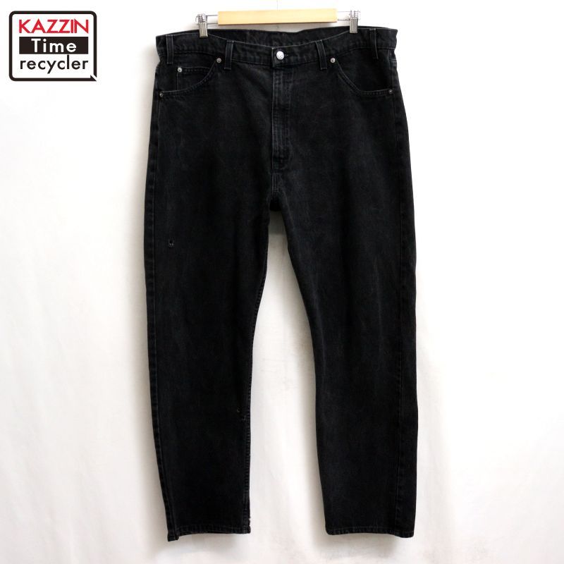 90s USA製 vintage Levi's 505 ブラック デニムパンツ メンズ XL~サイズ相当 ビッグサイズ オーバーサイズ 7,840円