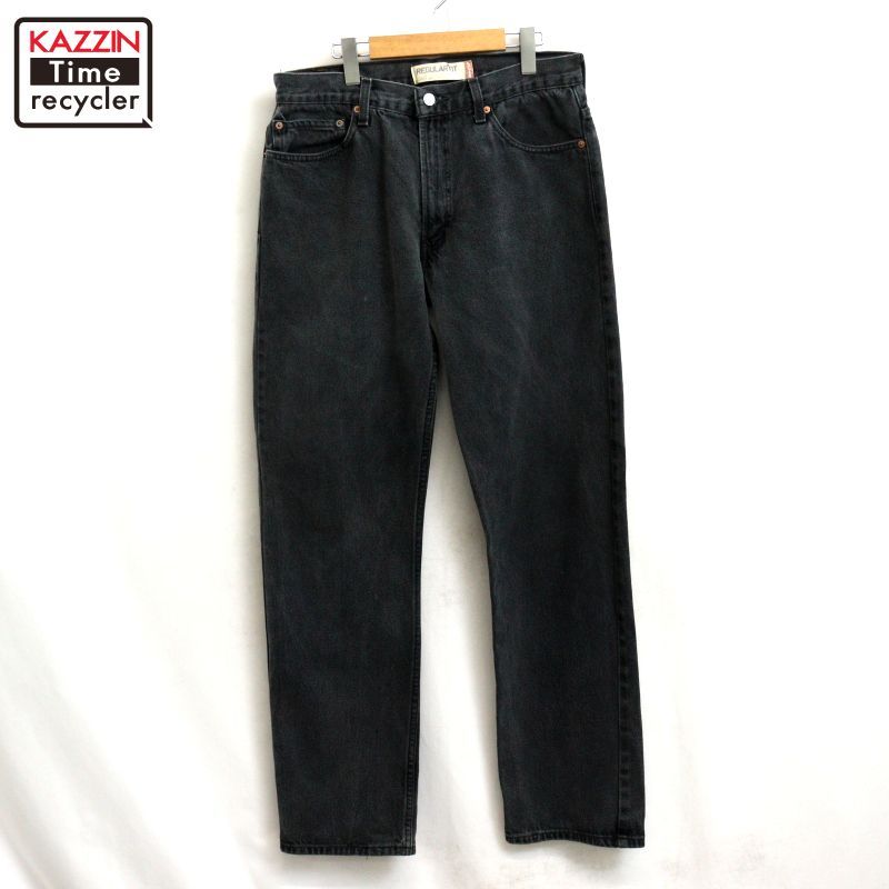 00s Levi's 505 ブラック デニムパンツ メンズ 表記W34 L34サイズ