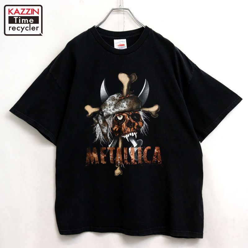 00s TENNESSEE RIVER メタリカ Metallica パスヘッド バンドＴシャツ メンズ 表記XLサイズ