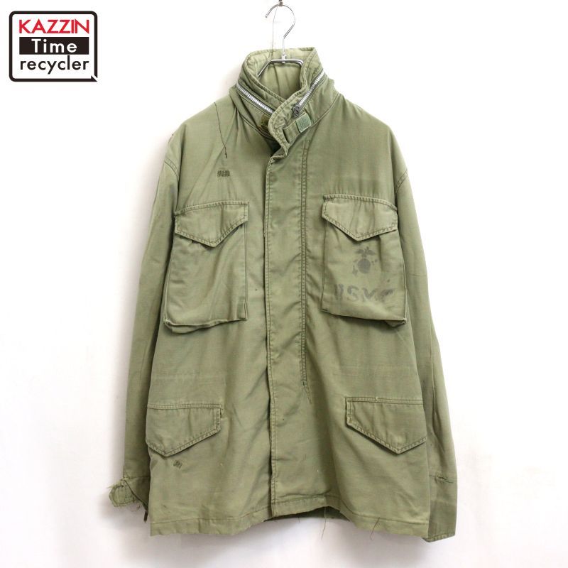 60s vintage U.S.ARMY M-65 1st フィールドジャケット ステンシル ミリタリージャケット メンズ Lサイズ相当
