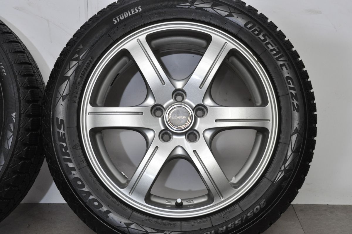 スタッドレス】バルミナ 16in 6.5J+46 PCD100 トーヨー オブザーブ 