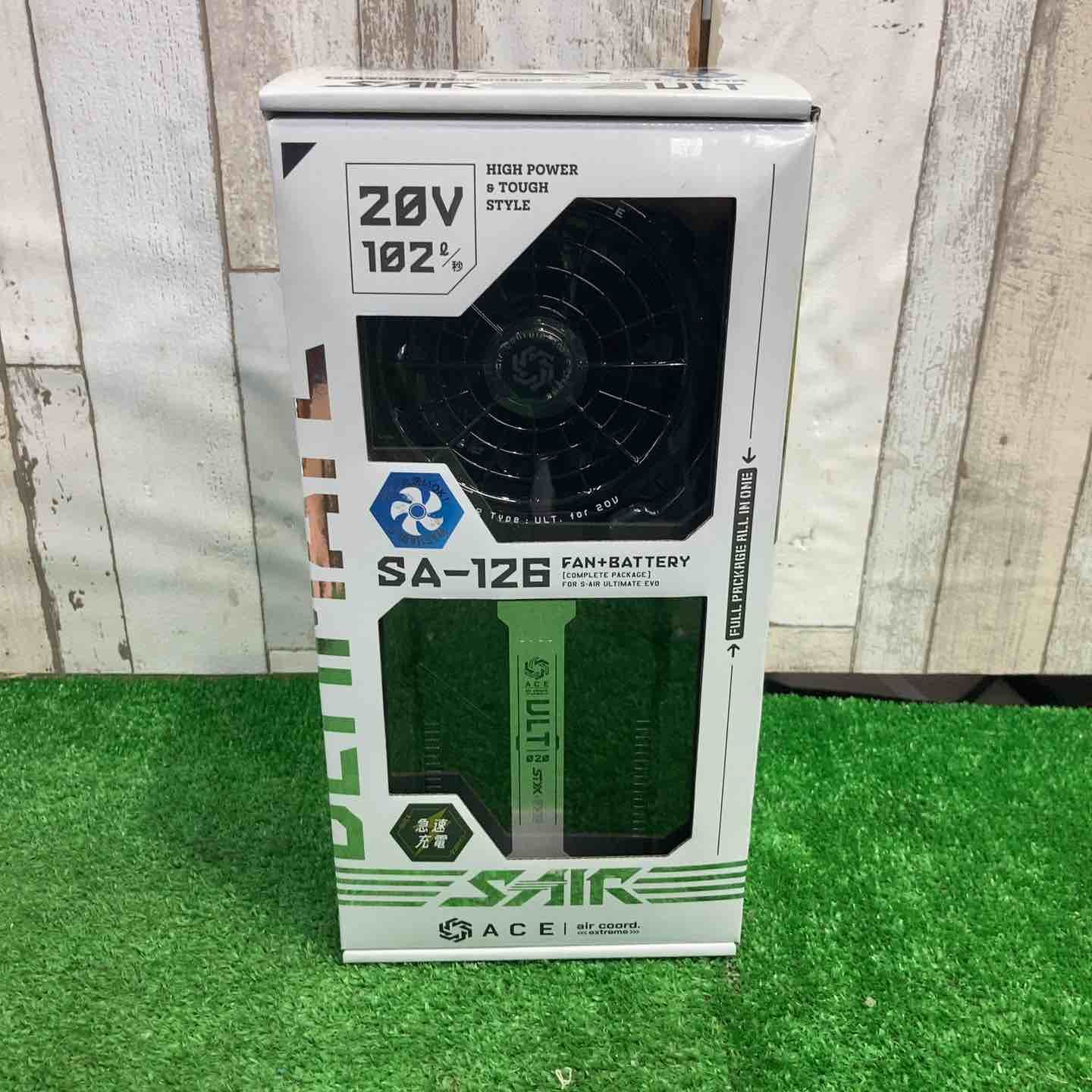 シンメン S-AIR 20Vファンバッテリーフルセット SA-126 カラー：ブラック【町田店】