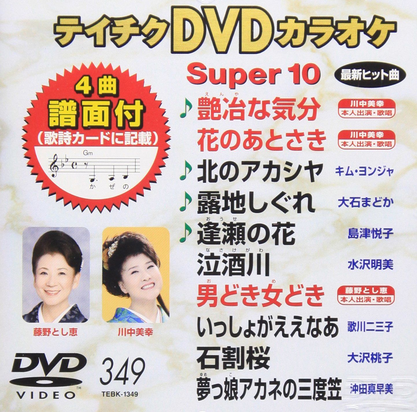 テイチクDVDカラオケ スーパー10(349)