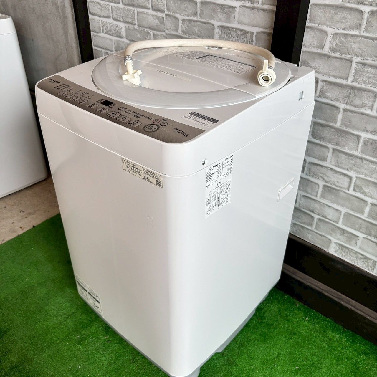 SHARP 7キロ 洗濯機 美品！ 617 2023年製美品 シャープ 洗濯機 7KG