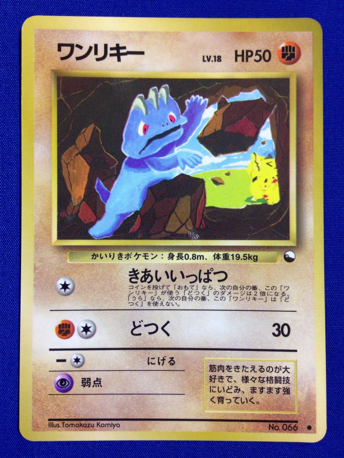 ワンリキー 旧裏 ポケカ ポケモンカード 拡張シート 赤版
