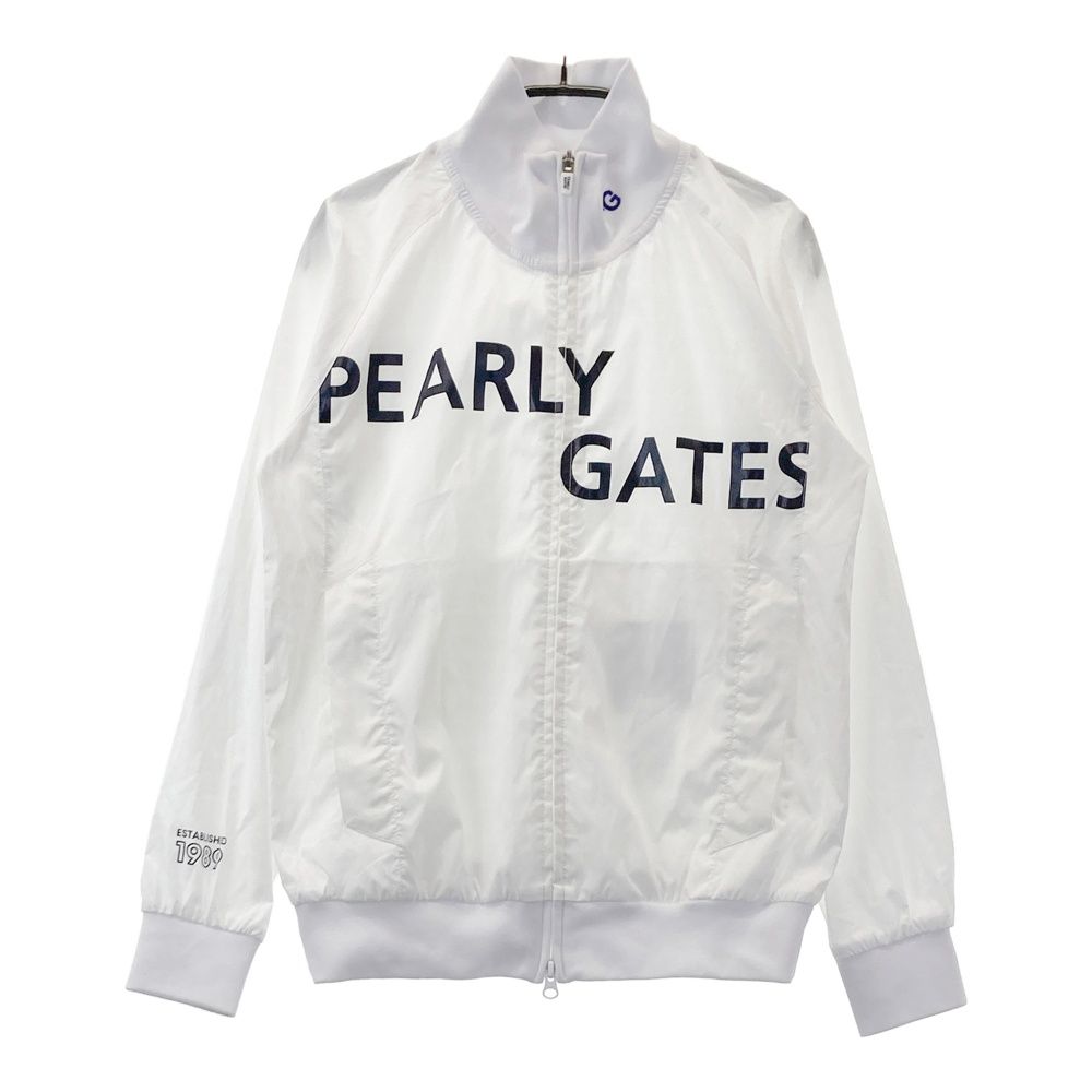 サイズ：0 PEARLY GATES パーリーゲイツ 長袖 ジップジャケット ホワイト系 [240101689566] ゴルフウェア レディース ストスト