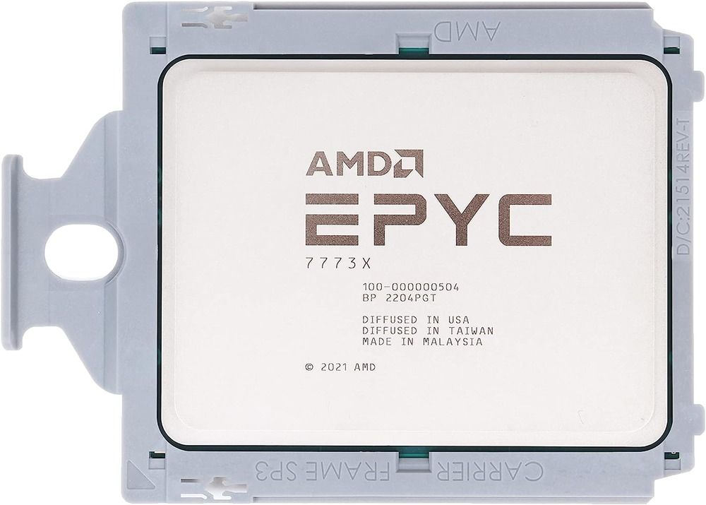 AMD EPYC 7773X 64C 128T 2.2GHz to 3.5GHz Socket SP3 Milan-X 7NM 768MB 280W Mar 2022