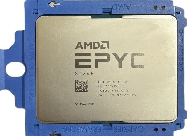 AMD EPYC 8324P 32C 64T 2.65GHz to 3GHz Socket SP6 Siena 5NM 128MB 180W Sep 2023