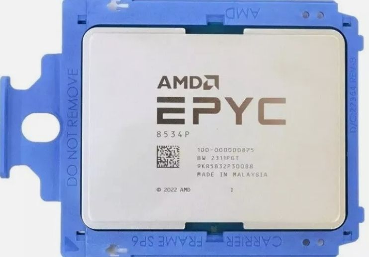 AMD EPYC 8534P 64C 128T 2.3GHz to 3.1GHz Socket SP6 Siena 5NM 128MB 200W Sep 2023