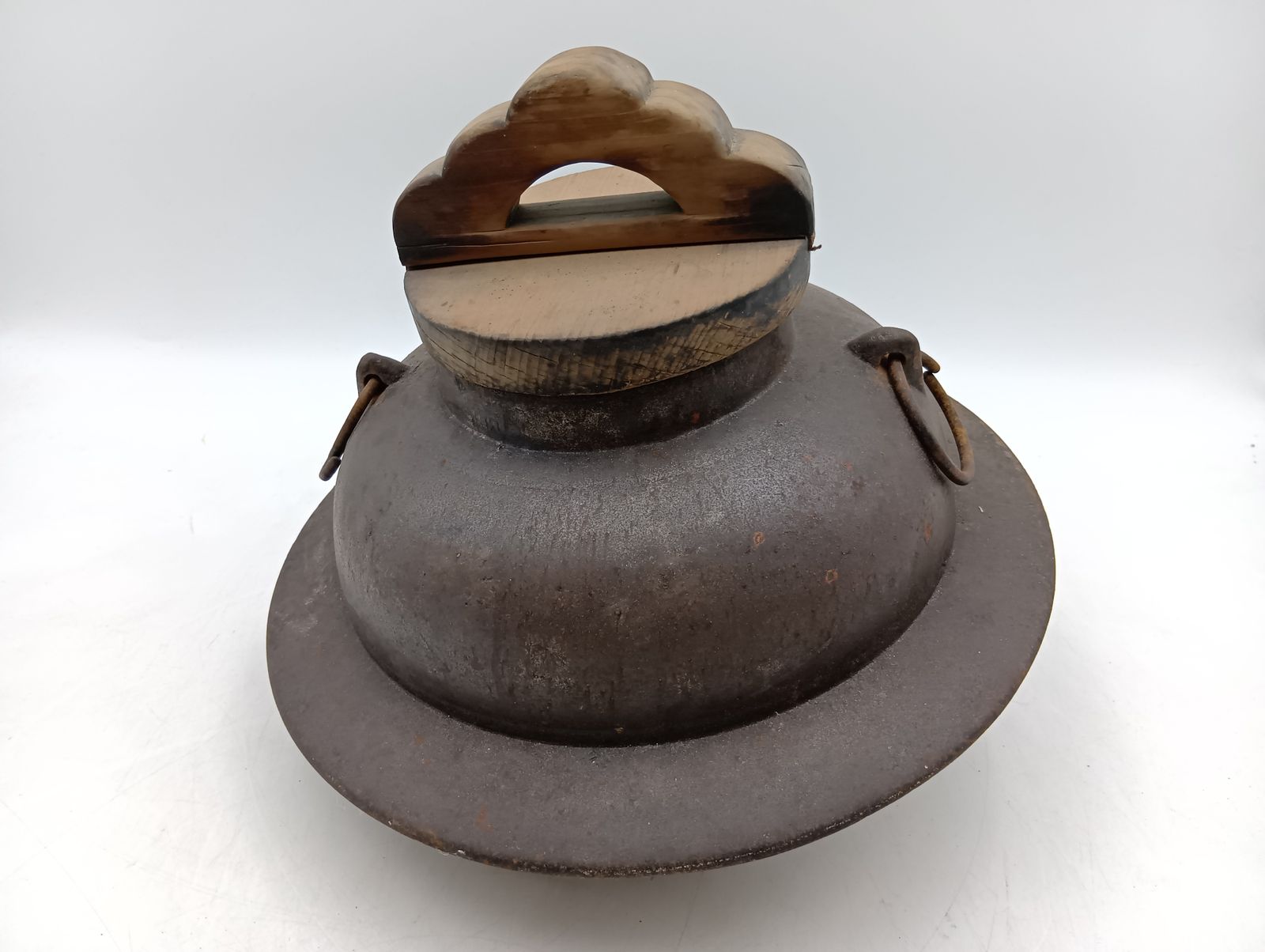昭和レトロ 鉄釜 茶釜 鉄製 茶道具 アンティーク 時代物_Y9882 - メルカリ