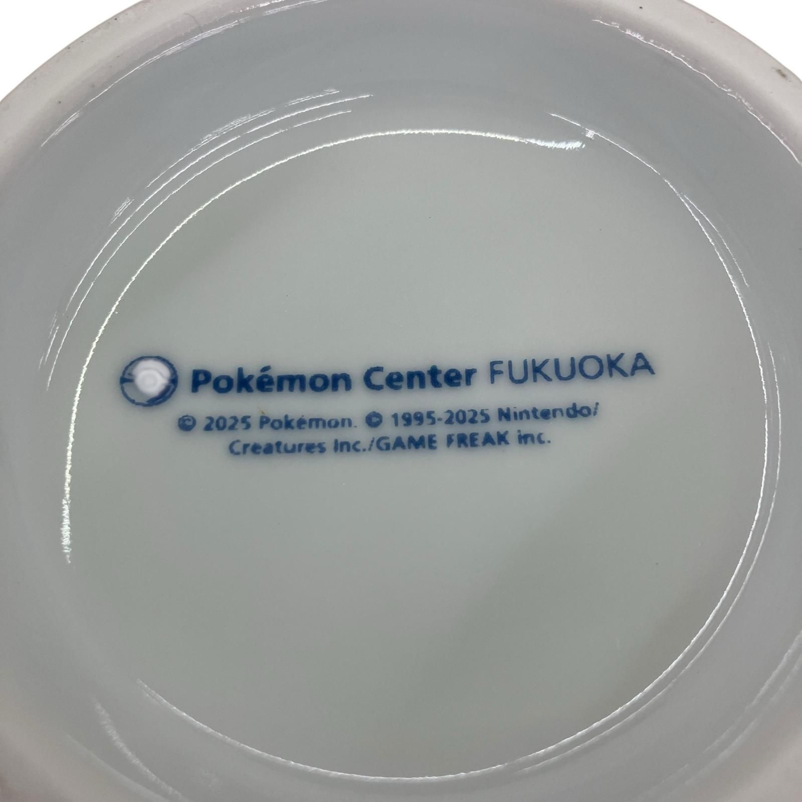 186001 現状品 一風堂 有田焼 どんぶり 白丸 ポケモンセンターフクオカ ホワイト