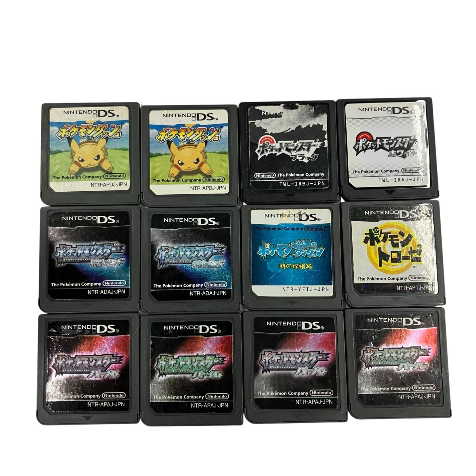 199990 Nintendo 任天堂 ニンテンドウ DS ゲームソフト ポケットモンスター 12点まとめ売り