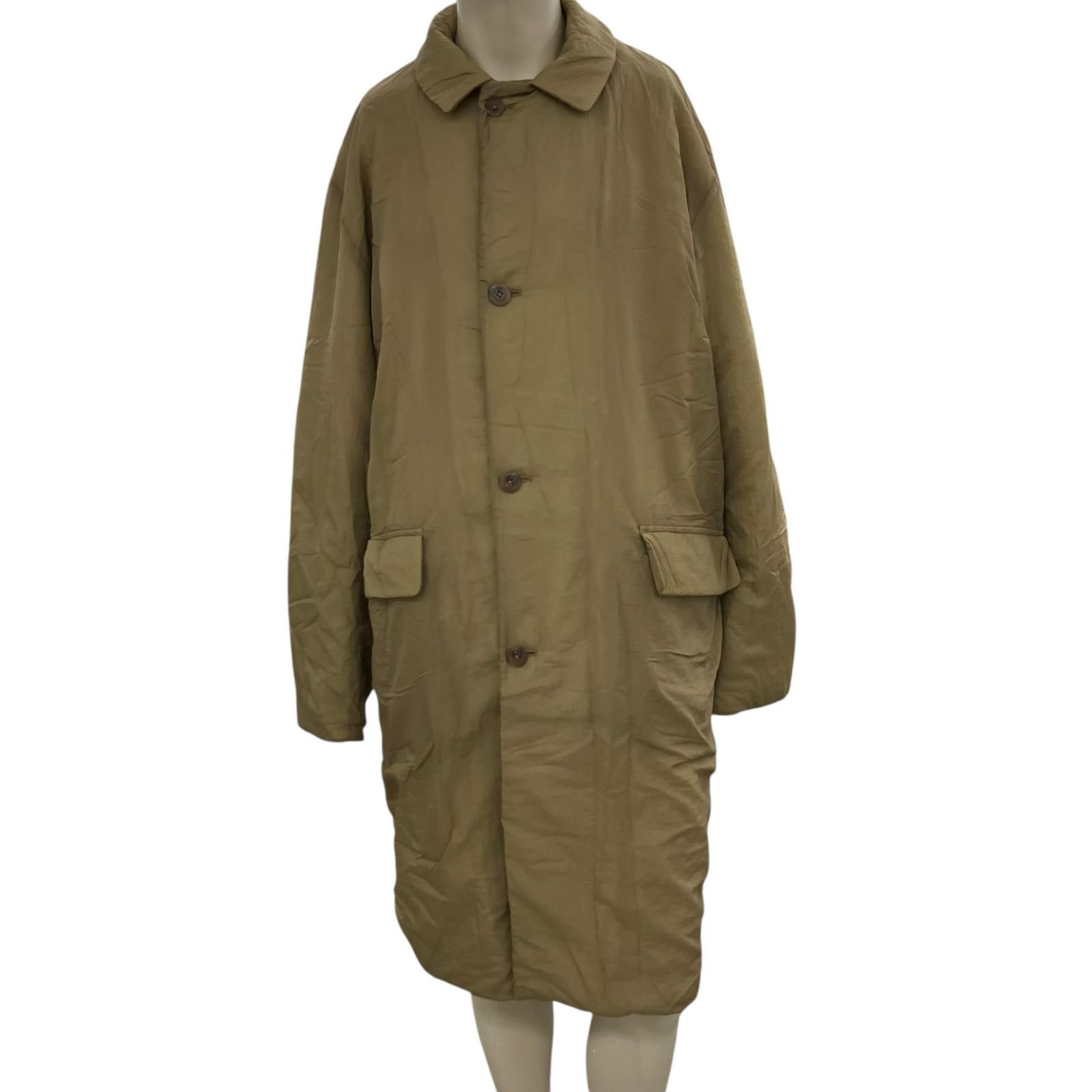 186000 現状品 YSTRDY’S TMRRW NYLON POPLIN PUFF COAT L ベージュ系