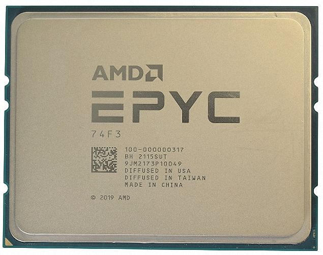 AMD EPYC 74F3 24C 48T 2.8GHz to 4GHz Socket SP3 Milan 7NM 256MB 240W Mar 2021