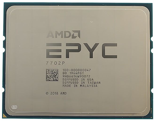 AMD EPYC 7702P 64C 128T 2GHz to 3.35GHz Socket SP3 Rome 7NM 256MB 200W Aug 2019