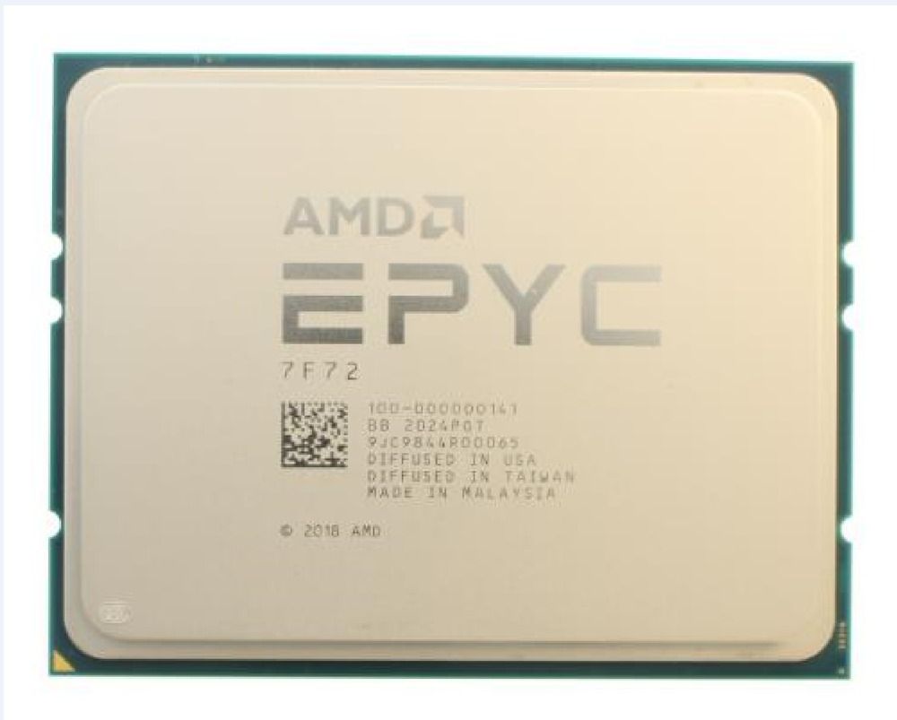 AMD EPYC 7F72 24C 48T 3.2GHz to 3.7GHz Socket SP3 Rome 7NM 192MB 240W Apr 2020