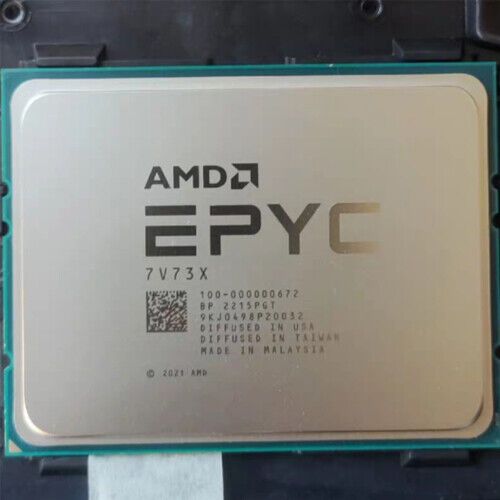 AMD EPYC 7V73X 64C 128T 2.2GHz 3.5GHz Socket SP3 256MB 1P 280W DDR4-3200
