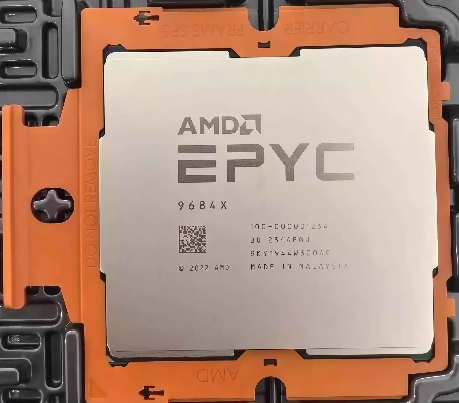 AMD EPYC 9684X 96C 192T 2.55GHz to 3.7GHz Socket SP5 Genoa-X 5NM 1152MB 400W Jun 2023
