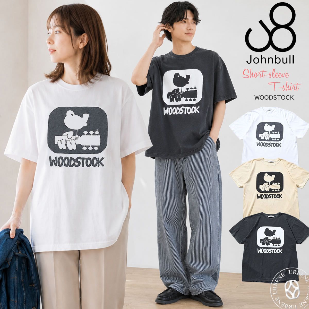 ジョンブル Johnbull WOODSTOCK Tシャツ