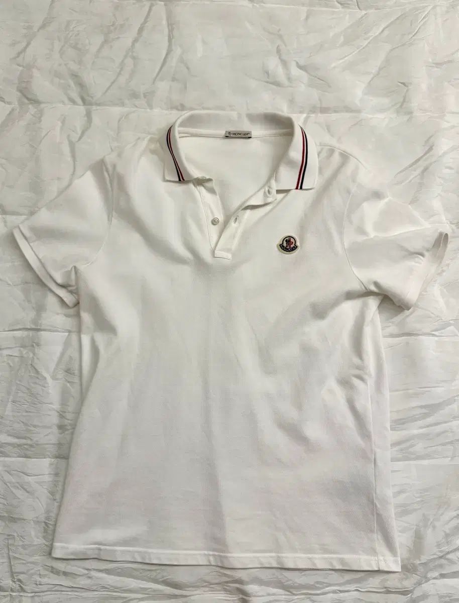 M 24年式 モンクレール カラーTシャツ 白