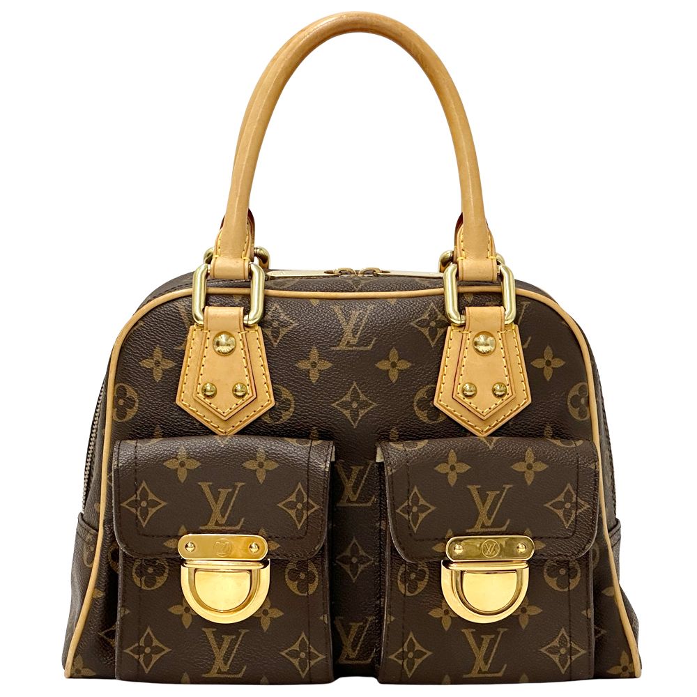 ルイ・ヴィトン LOUIS VUITTON バッグ レディース ブランド ハンドバッグ マンハッタンPM ブラウン M40026 手持ち おしゃれ 上品 大人 おでかけ 【中古】