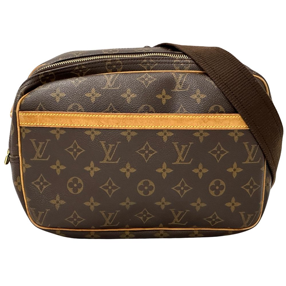 ルイ・ヴィトン LOUIS VUITTON バッグ モノグラム レディース メンズ ブランド ショルダーバッグ リポーター PM M45254 ブラウン 斜め掛け おしゃれ 【中古】