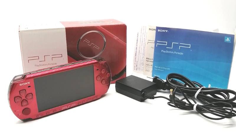 【美品！新品バッテリー付属！】 PSP3000 ラディアント レッド j