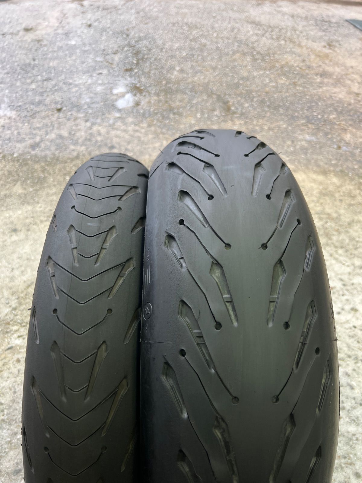 ミシュラン ロード5 前後セット 120/70ZR17 180/55ZR17 506 - メルカリ