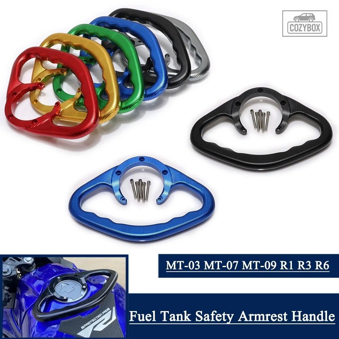ヤマハ MT-03 MT-07 MT-09 R1 R25 R3 R6 オートバイ燃料タンク安全 アームレスト ハン