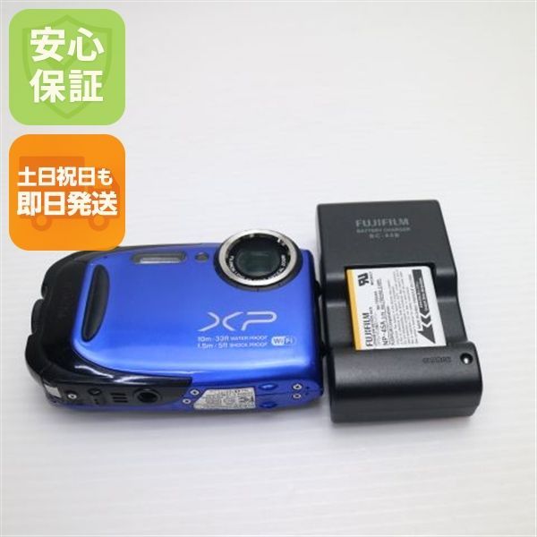 良品中古 FinePix XP70 ブルー 即日発送 デジカメ FUJIFILM 本体 土日祝発送OK 03000
