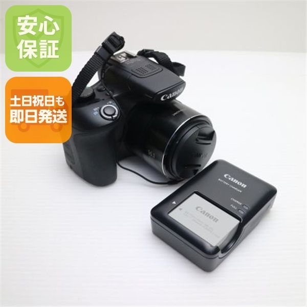 新品同様 PowerShot SX60 HS ブラック 即日発送 デジカメ Canon 本体 土日祝発送OK 03000