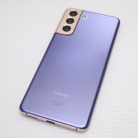 美品 Galaxy S21 5G SCG09 ファントムバイオレット 白ロム 本体 即日