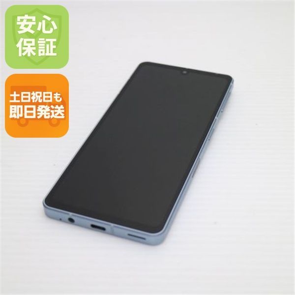 超美品 SIMフリー AQUOS sense7 SH-M24 ブルー スマホ 土日祝発送 即日発送 03000