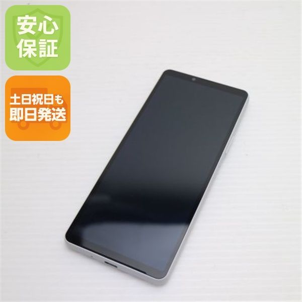 新品同様 SIMフリー Xperia 10 VI ホワイト スマホ SONY 即日発送 土日祝発送OK 03000