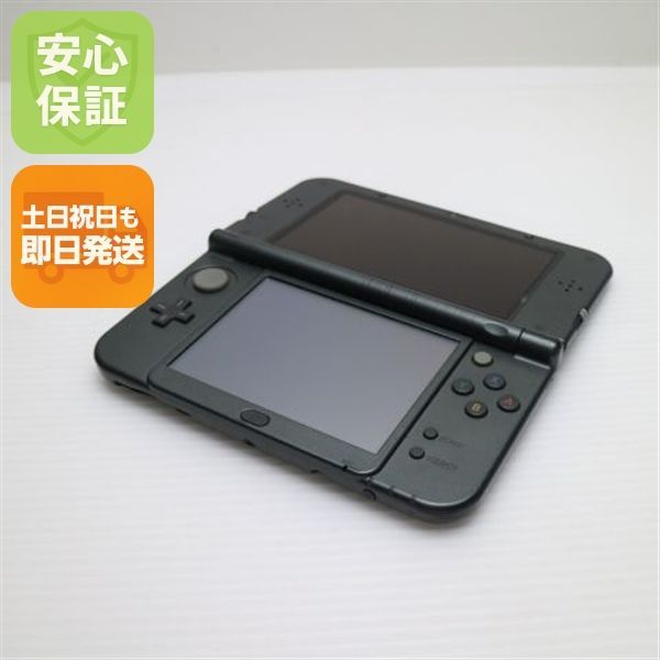 中古 Newニンテンドー3DS LL メタリックブラック 即日発送 game 任天堂 本体 土日祝発送OK 03000