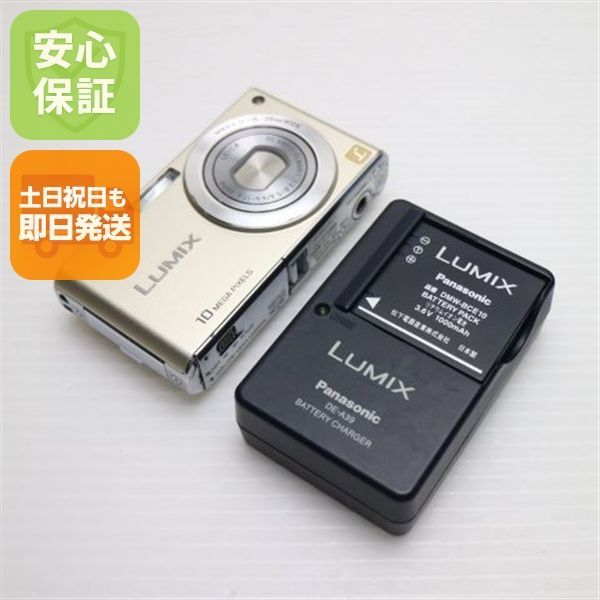 超美品 DMC-FX35 グロスゴールド 即日発送 Panasonic LUMIX デジカメ 本体 土日祝発送OK 03000