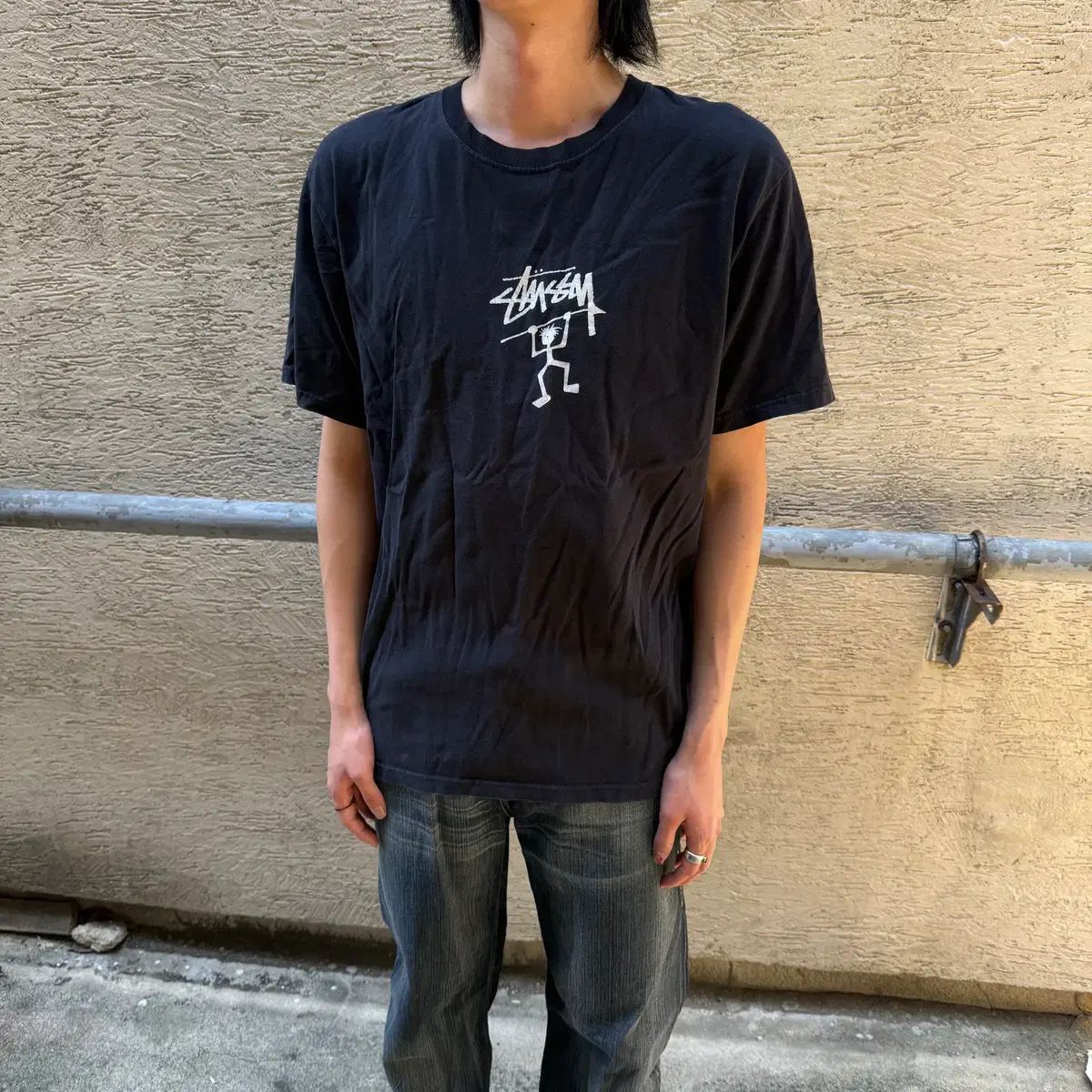 STUSSY ウォーリアーマン 半袖Tシャツ