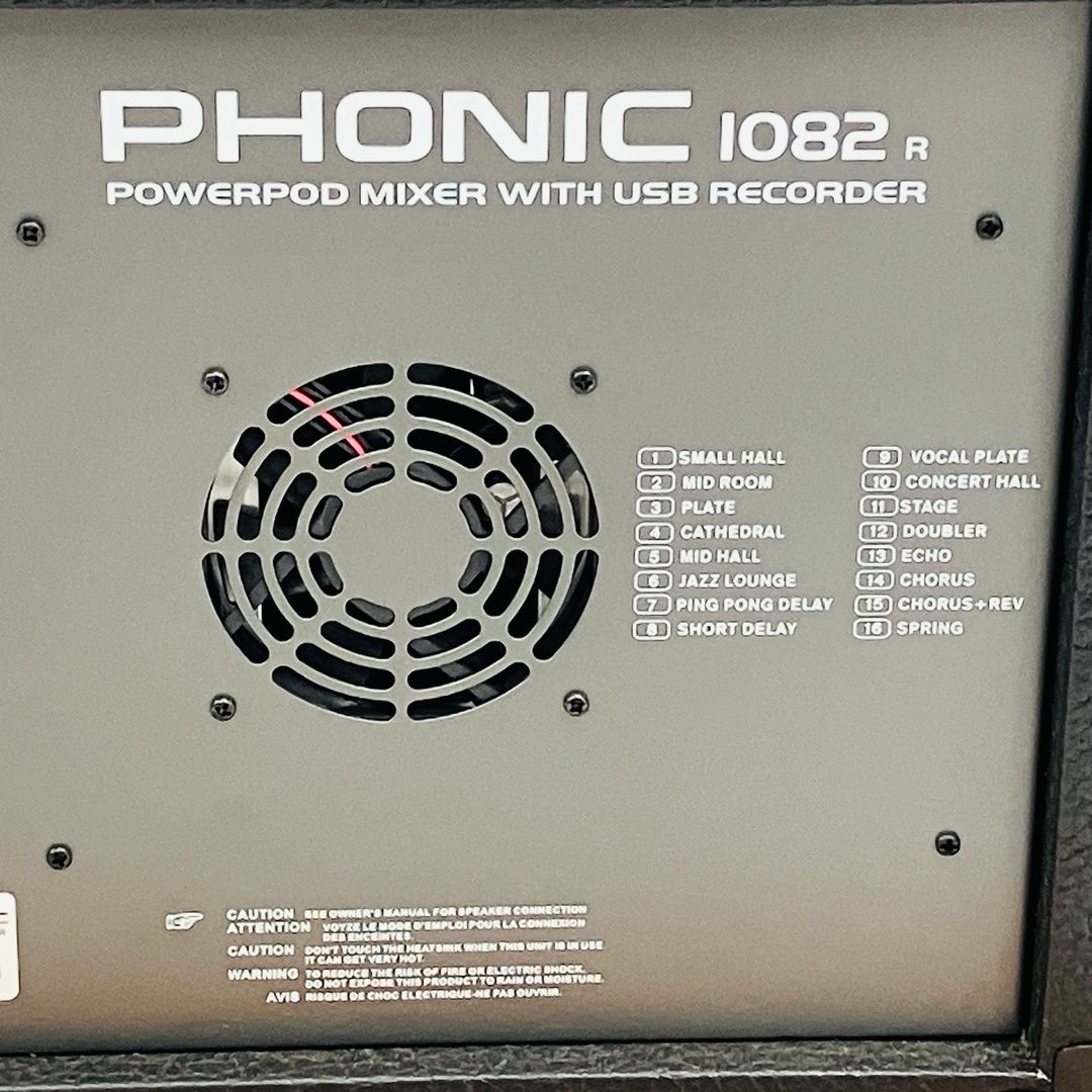 PHONIC フォニック POWER 1082R パワードミキサー 音響機材 ジャンク