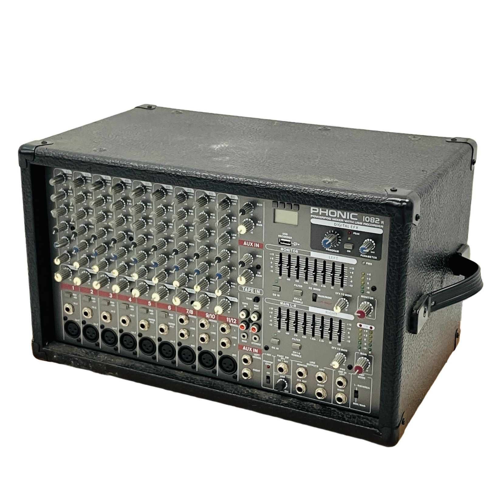 C45レア品✨パナソニック パワードミキサー アンプ PHONIC フォニック POWER 1082R パワードミキサー 音響機材 ジャンク