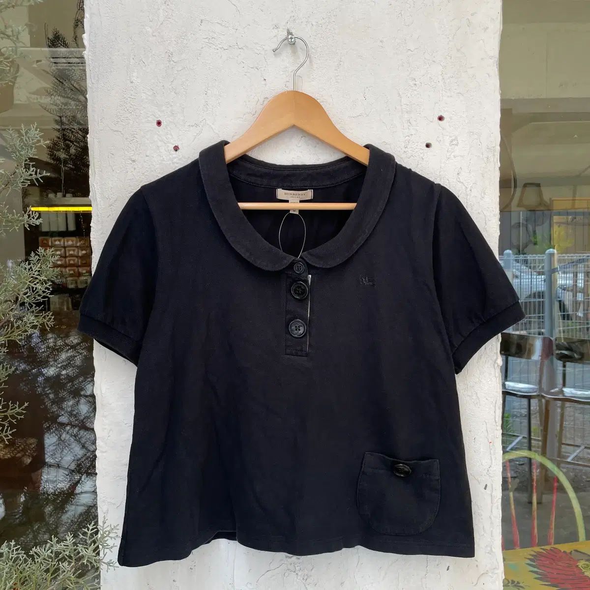 バーバリー クロップド 半袖 Tシャツ