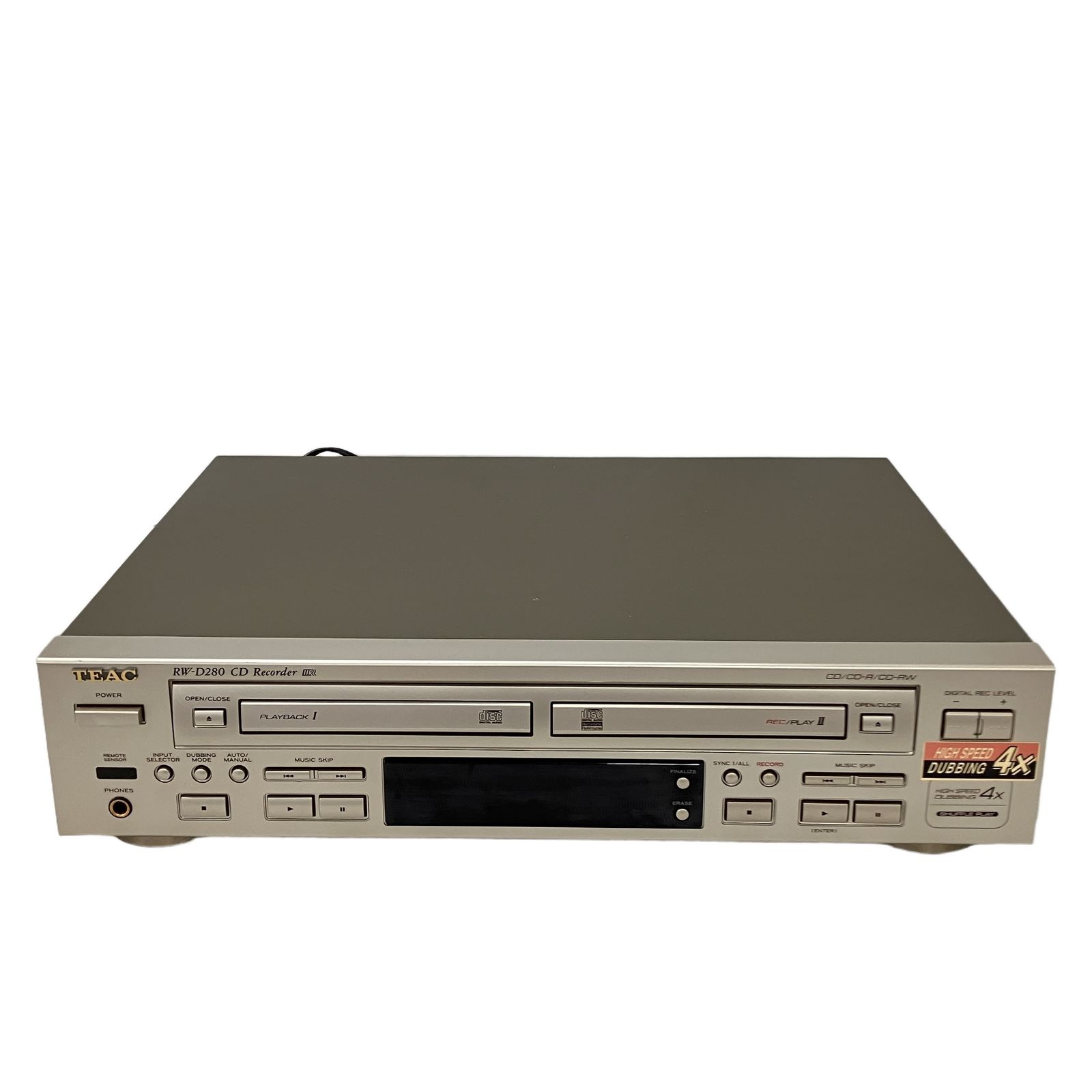 TEAC RW-D280 CDレコーダー CDプレイヤー 音響機器 中古 ジャンク H11310368