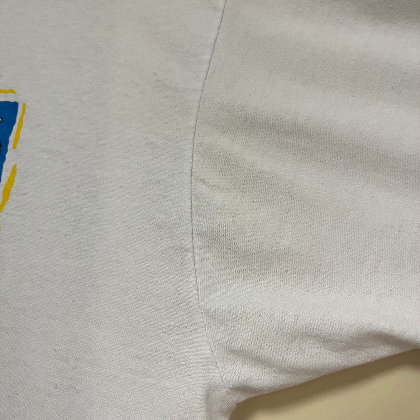 90s マジックラビット プリント 半袖Tシャツ USA製 シングルステッチ vintage ヴィンテージ ビンテージ アメリカ古着 USED メンズXLサイズ